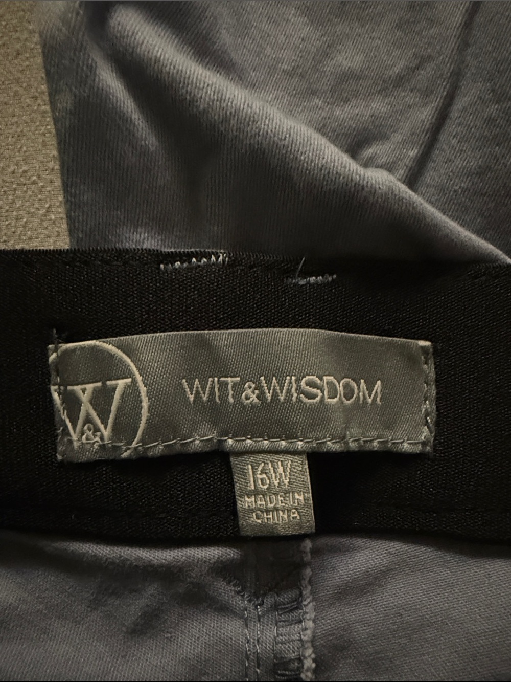 Wit & Wisdom Slate Gray Stretch Trousers